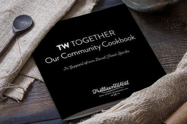 a graphic of the TrilliumWest cookbook