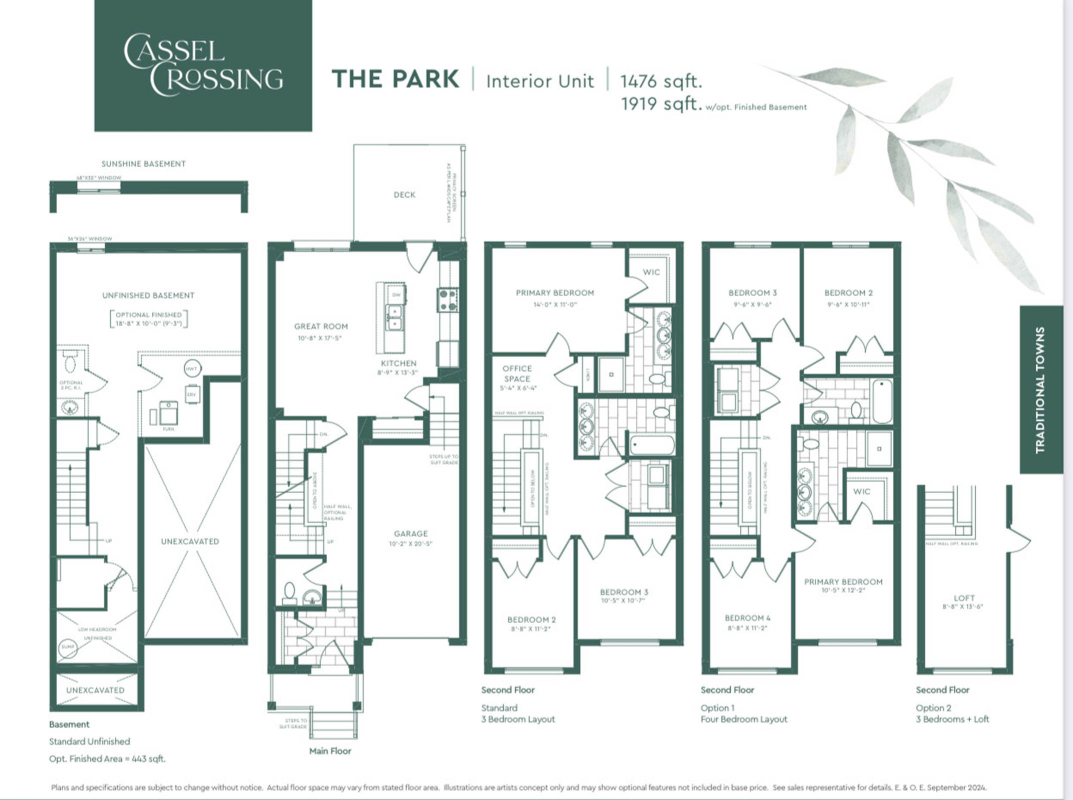 The Park Floor Plan