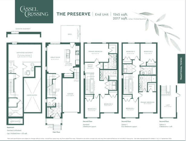 The Preserve Floor Plan