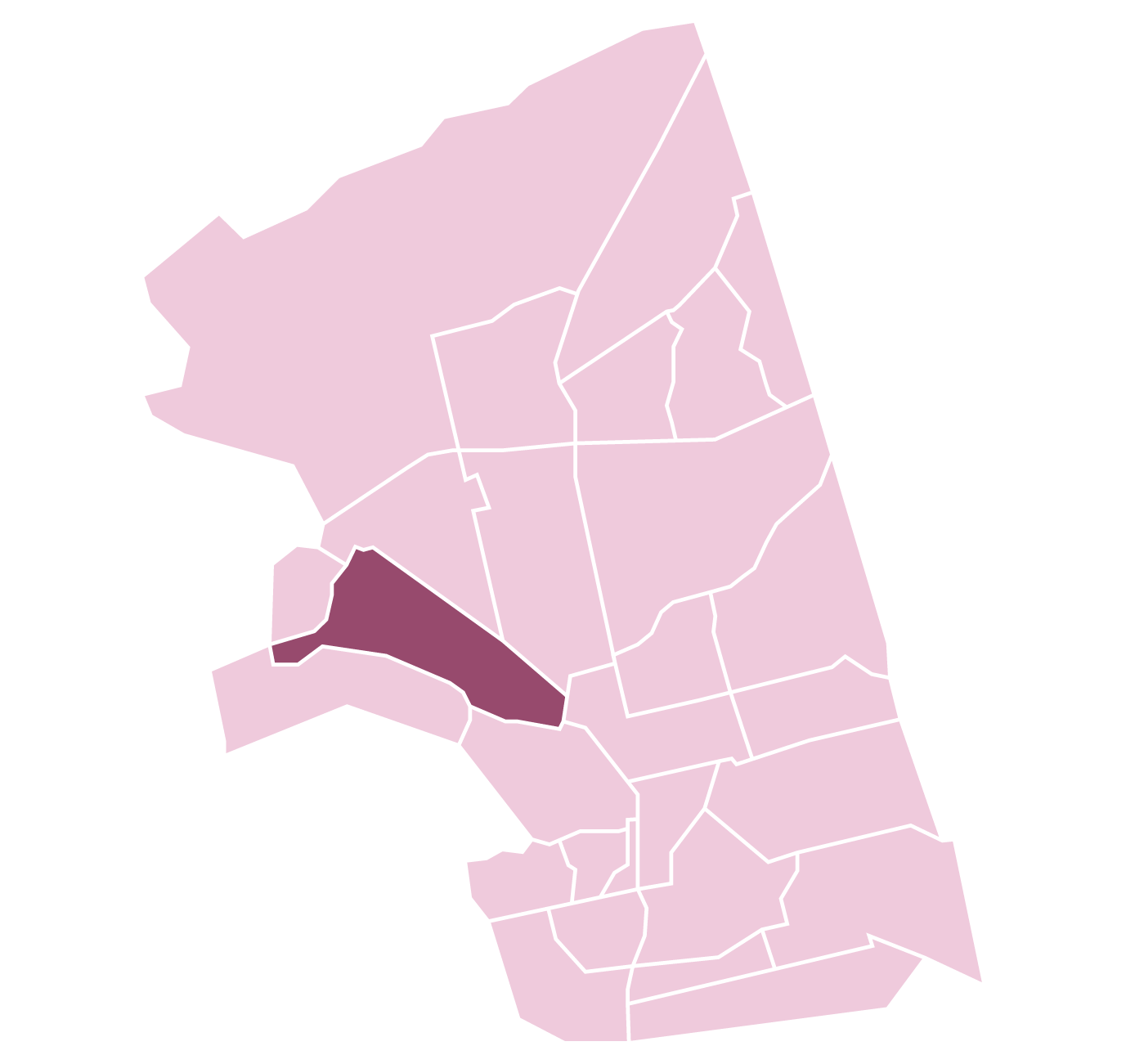 Preston South map graphic