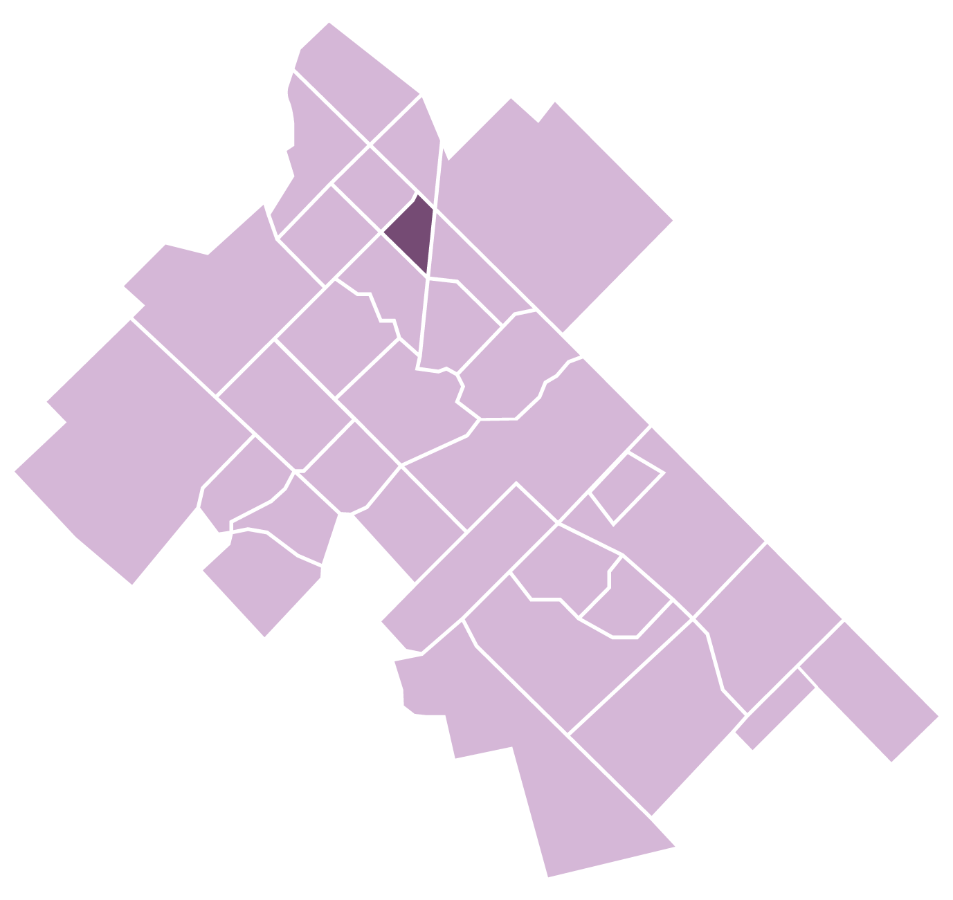 Holy Rosary map graphic