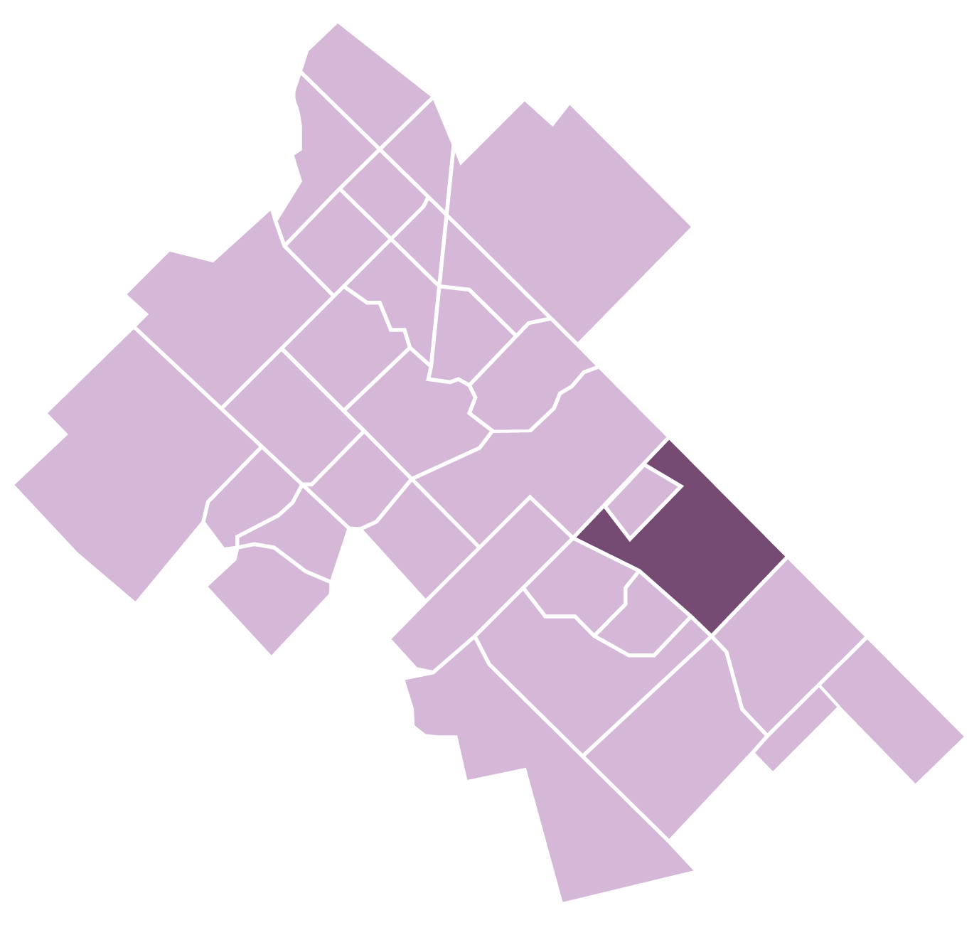 Kortright East map graphic