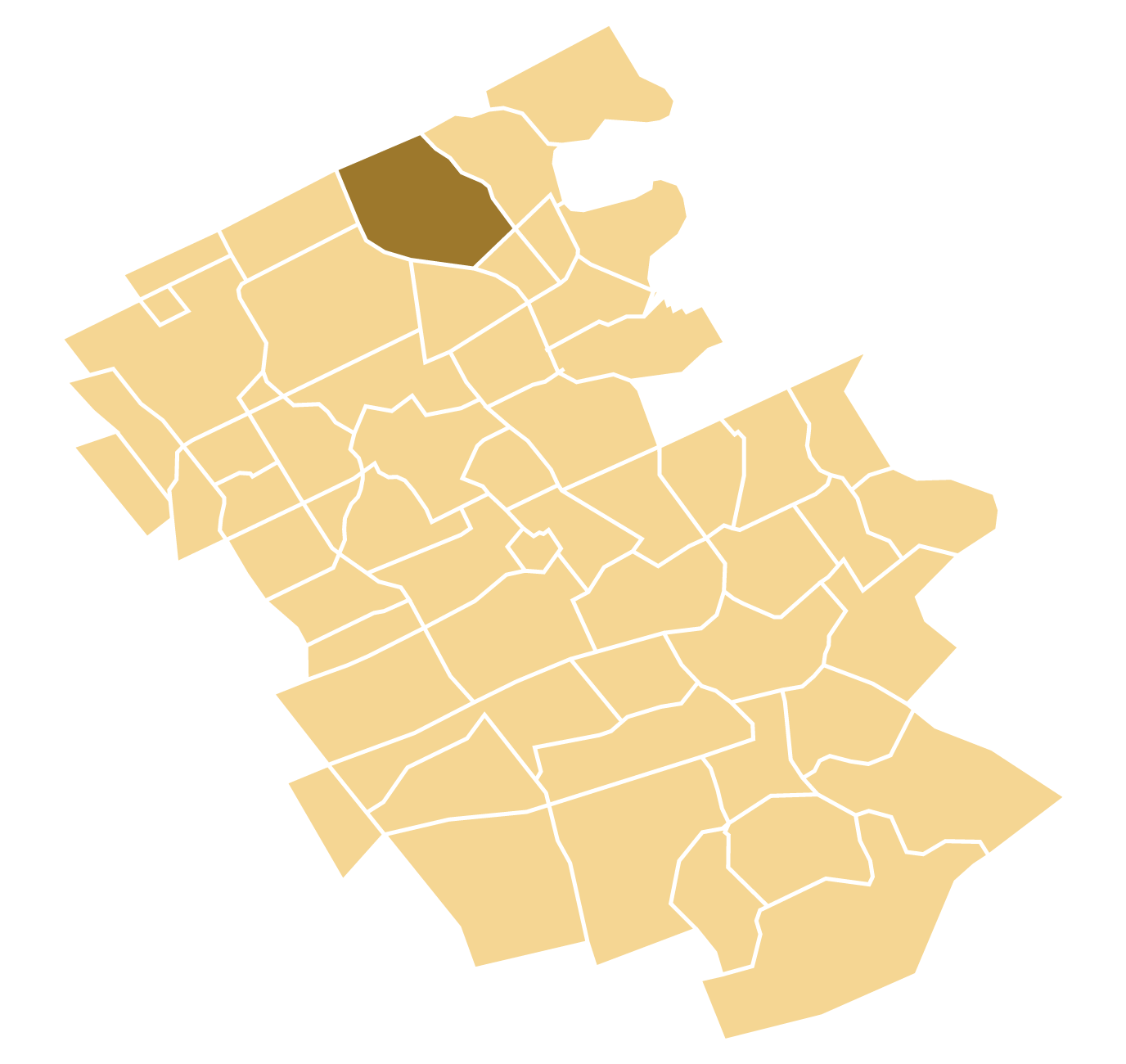 Colonial Acres map graphic