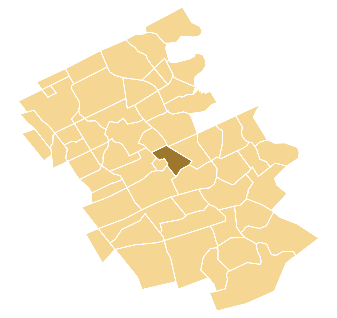 Downtown Kitchener map graphic