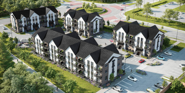 The Birches Exterior Rendering Aerial View 1 Nov 24 2021 